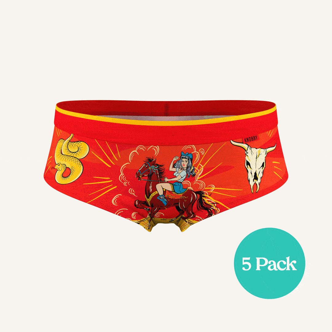 Shop 5 Pack Of Mystery Designs Women's Hipster Underwear