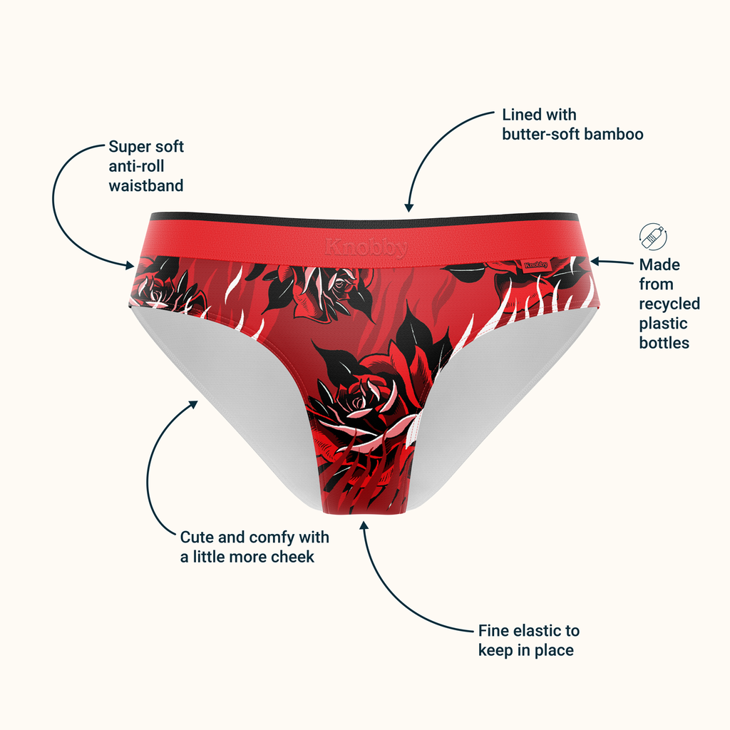 Shop Bad to the Bone Women's Cheeky Bikini Underwear