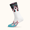 Bamboo Crew Socks / Crocovision in 3D