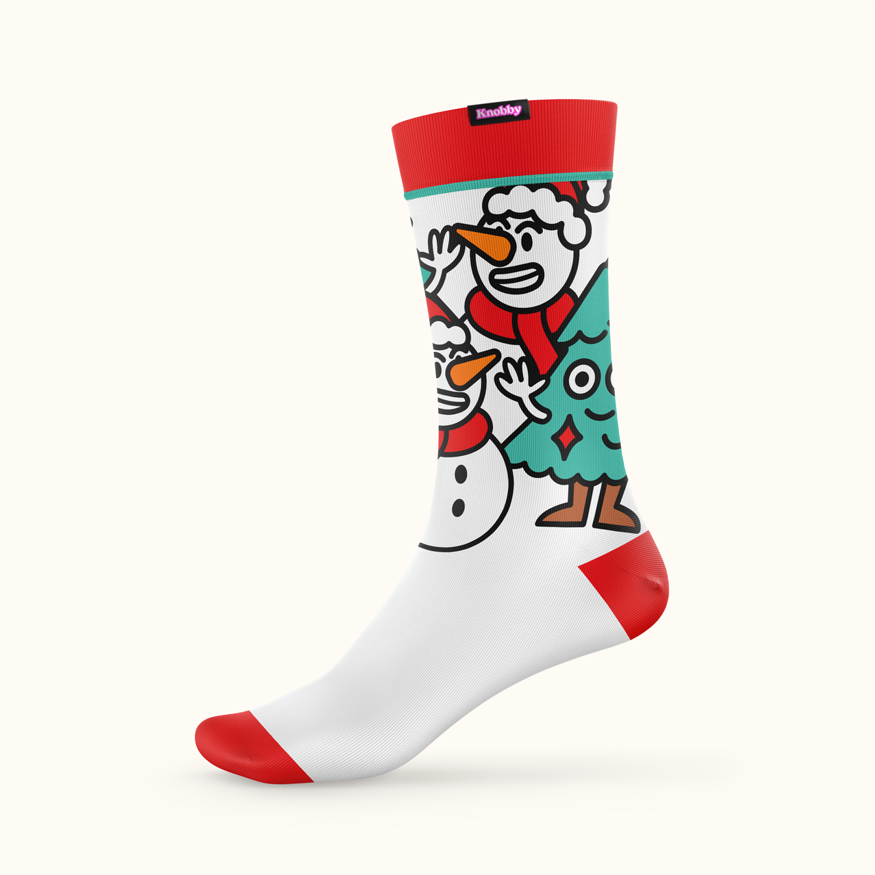 Bamboo Crew Socks / Jingle Brawls