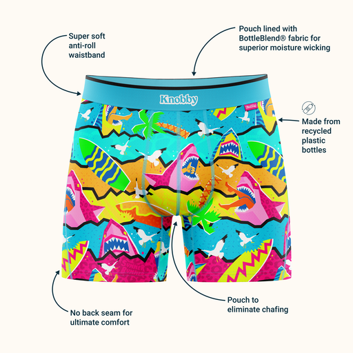 Boxer shorts no back seam clearance