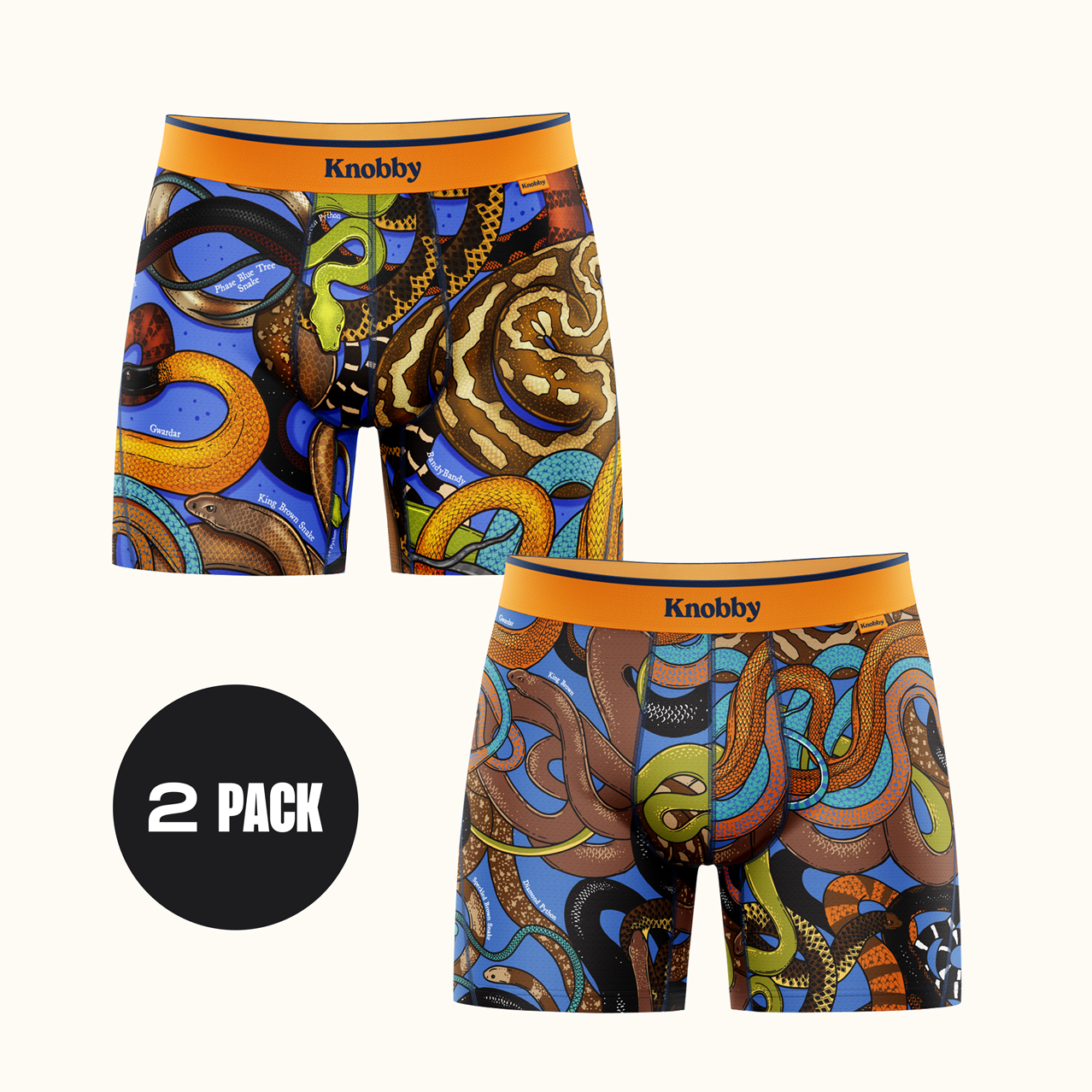 Men's Trunk 2-Pack / Snake Social