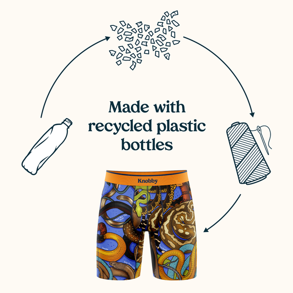 Made with Recycled Ocean Bound Plastic Bottles