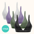 Bamboo Staples 4 Pack / Women's Triangle Bralette Pack