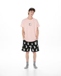 Gender Neutral Pyjama Tee / Galah Pink / Hooroo Cockatoo